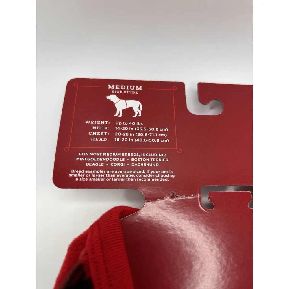 NWT Wondershop at Target Medium Black Red Buffalo Checker Pet Pajamas‎